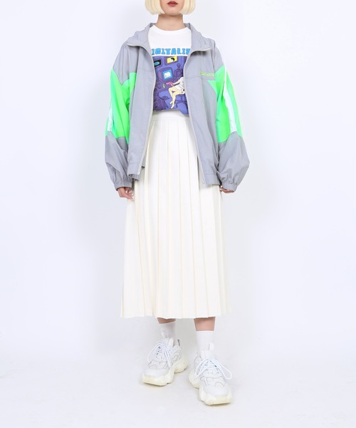 PUNYUS（プニュズ）の「DIGITALIZEビッグTシャツ（Tシャツ/カットソー・レディース・ブラック/ホワイト/イエロー/ライトパープル・3/4）」の7枚目の写真