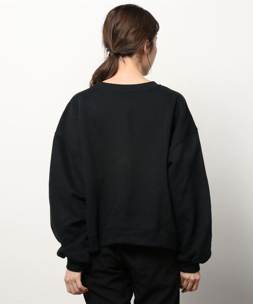 ALLSAINTS（オールセインツ）の「ALLSAINTS PIXEL SWEATSHIRT | ALLSAINTS ピクセル スウェットシャツ（スウェット・レディース・ブラック・M/XS/S）」の2枚目の写真
