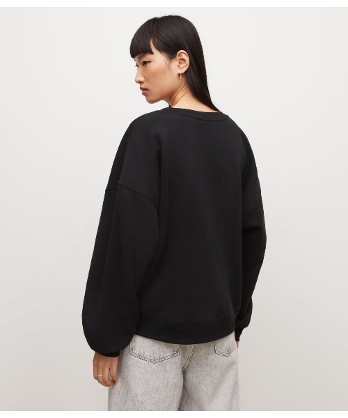 ALLSAINTS（オールセインツ）の「ALLSAINTS PIXEL SWEATSHIRT | ALLSAINTS ピクセル スウェットシャツ（スウェット・レディース・ブラック・M/XS/S）」の6枚目の写真
