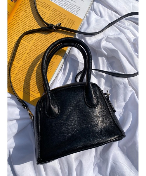 WC（ダブル シー）の「カラー2WAYミニボストン（ショルダーバッグ・レディース・ブラック/イエロー/ブルー・FREE）」の2枚目の写真