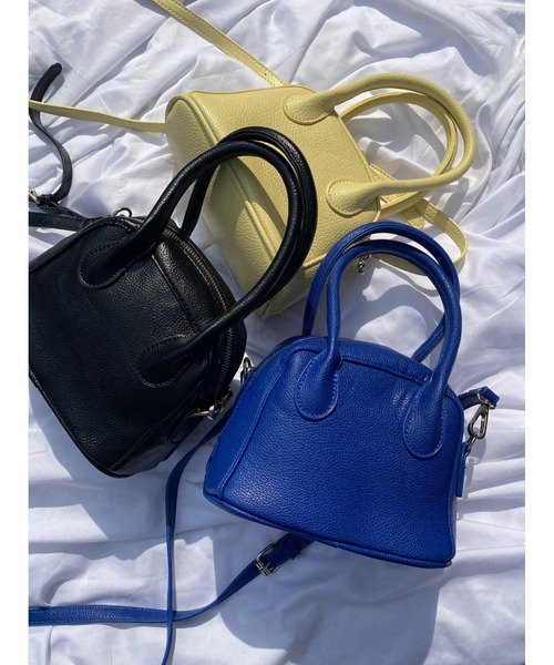 WC（ダブル シー）の「カラー2WAYミニボストン（ショルダーバッグ・レディース・ブラック/イエロー/ブルー・FREE）」の8枚目の写真