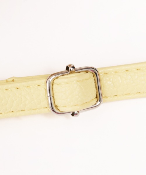 WC（ダブル シー）の「カラー2WAYミニボストン（ショルダーバッグ・レディース・ブラック/イエロー/ブルー・FREE）」の6枚目の写真