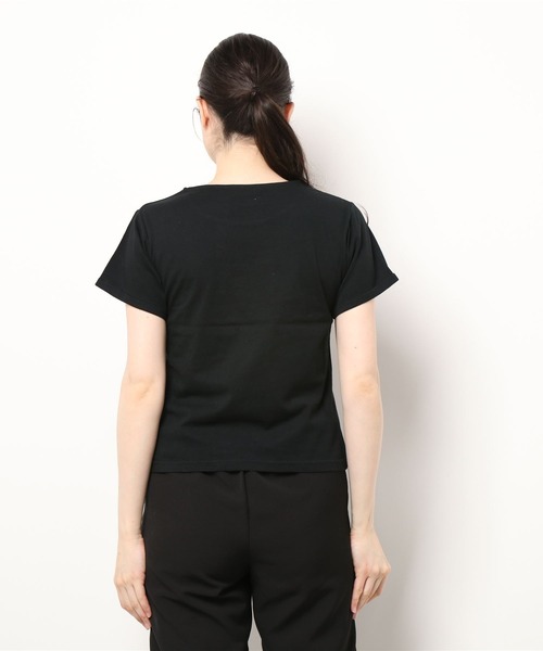 DURAS(デュラス)の「fleurロゴTシャツ(Tシャツ/カットソー・レディース・ブラック/ベージュ/ホワイト・FREE)」の22枚目の写真