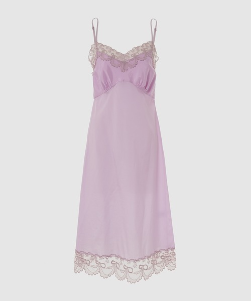 Simone Rocha（シモーネロシャ）の「OFF SHOULDER SLEEVELESS MIDI DRESS W/ FRILL（ドレス・レディース・ライラック・6）」の5枚目の写真