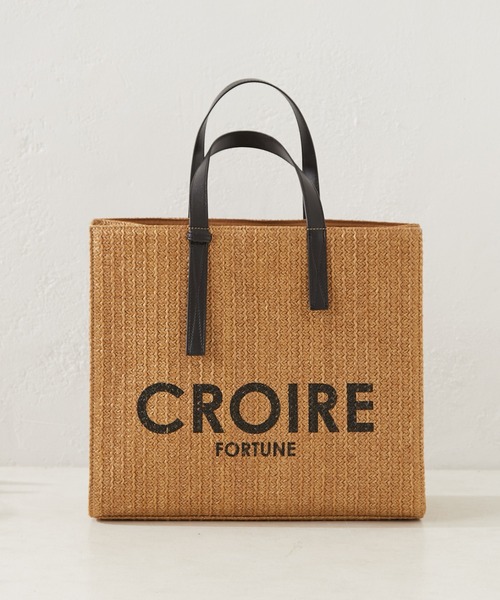 Chico（チコ）の「【新色追加】ロゴ入り雑材BIGトート（トートバッグ・レディース・ベージュ/ブラウン/アイボリー/ホワイト系その他2・FREE）」の10枚目の写真