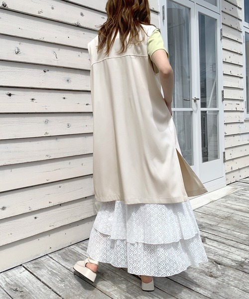 OLIVE des OLIVE（オリーブデオリーブ）の「ロングジレ（ベスト）」 - WEAR