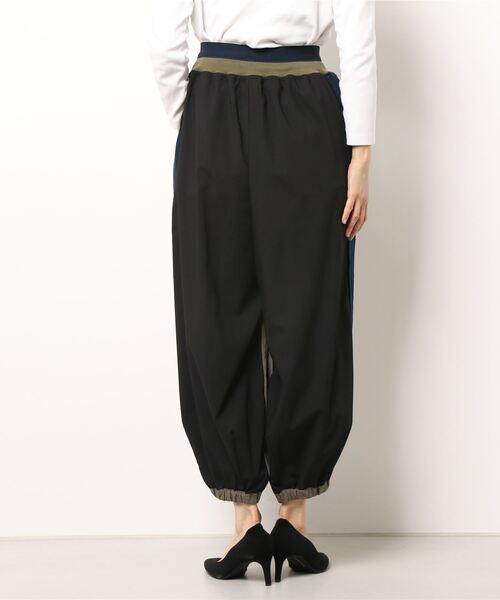 gomme（ゴム）の「Li/Rキャンバス　Wゴムバルーンパンツ（その他パンツ・レディース・カーキ/ベージュ/ブラック・MEDIUM）」の14枚目の写真