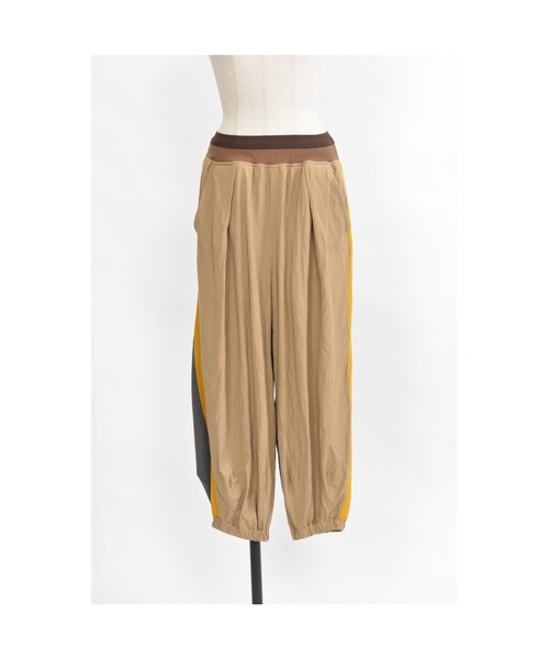 gomme（ゴム）の「Li/Rキャンバス　Wゴムバルーンパンツ（その他パンツ・レディース・カーキ/ベージュ/ブラック・MEDIUM）」の6枚目の写真