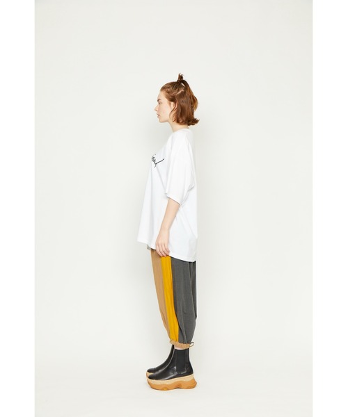 gomme（ゴム）の「Li/Rキャンバス　Wゴムバルーンパンツ（その他パンツ・レディース・カーキ/ベージュ/ブラック・MEDIUM）」の4枚目の写真