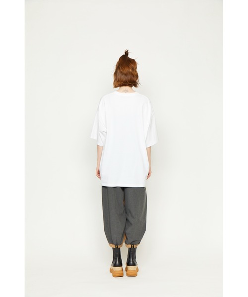 gomme（ゴム）の「Li/Rキャンバス　Wゴムバルーンパンツ（その他パンツ・レディース・カーキ/ベージュ/ブラック・MEDIUM）」の8枚目の写真