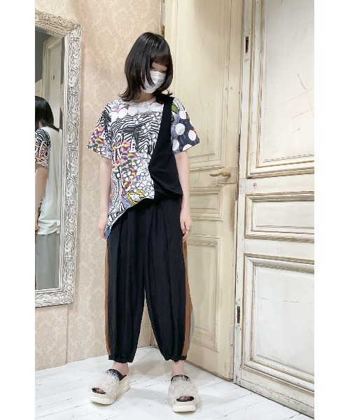 gomme（ゴム）の「Li/Rキャンバス　Wゴムバルーンパンツ（その他パンツ・レディース・カーキ/ベージュ/ブラック・MEDIUM）」の19枚目の写真