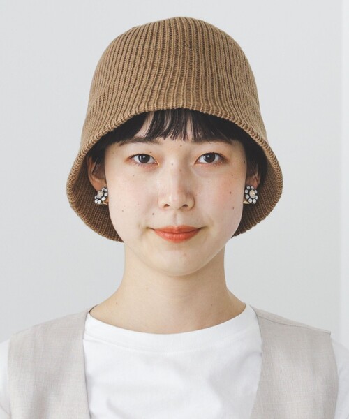 BEAMS HEART(ビームスハート)の「BEAMS HEART / ダウンブリム バケットハット(ハット・レディース・ブラウン系その他3/ブラック/オフホワイト/ブルー・FREE)」の7枚目の写真