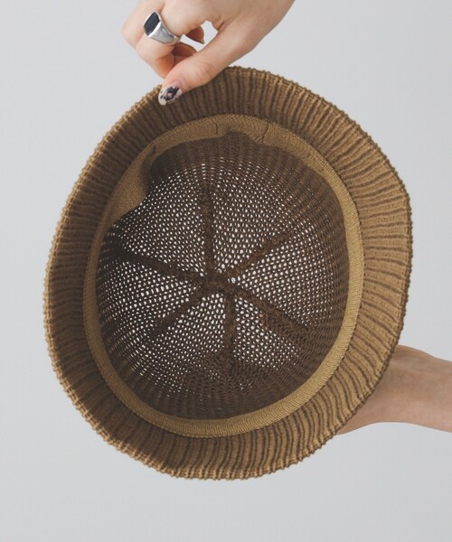 BEAMS HEART(ビームスハート)の「BEAMS HEART / ダウンブリム バケットハット(ハット・レディース・ブラウン系その他3/ブラック/オフホワイト/ブルー・FREE)」の15枚目の写真