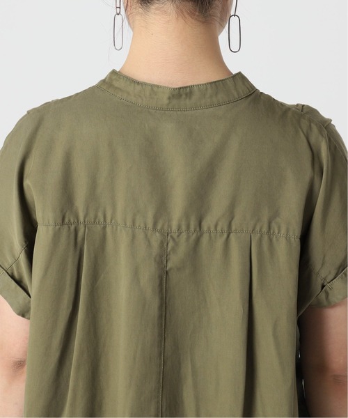 B.C STOCK（ベーセーストック）の「リヨセルスキッパーシャツ（シャツ/ブラウス・レディース・ブラック/カーキ・FREE）」の20枚目の写真