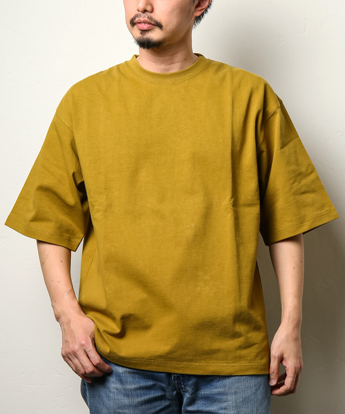 B.C STOCK(ベーセーストック)の「14oz BIG Tee(Tシャツ/カットソー・メンズ・ホワイト/ブラック/グリーン/マスタード・MEDIUM/LARGE/X-LARGE)」の13枚目の写真