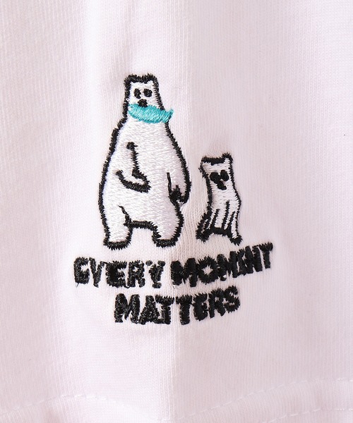FUNALIVE（ファンアライブ）の「BF2 select SAコットン ビッグシルエット シロクマ 刺繍 半袖 Tシャツ（Tシャツ/カットソー・メンズ・ホワイト/ブラック/ピンク/グリーン・LL/M/L）」の15枚目の写真