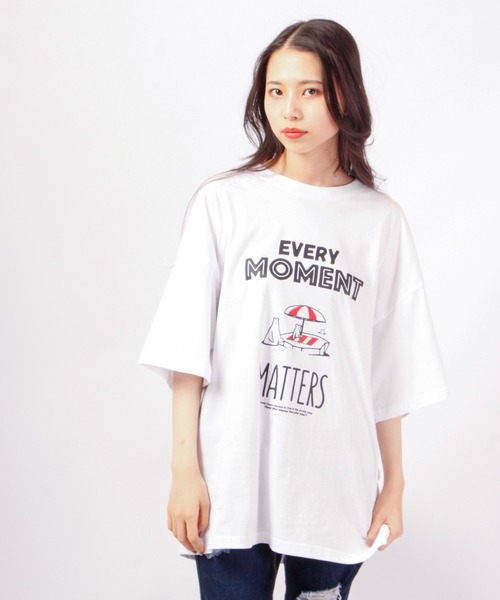 FUNALIVE（ファンアライブ）の「BF2 select SAコットン ビッグシルエット シロクマ 刺繍 半袖 Tシャツ（Tシャツ/カットソー・メンズ・ホワイト/ブラック/ピンク/グリーン・LL/M/L）」の7枚目の写真