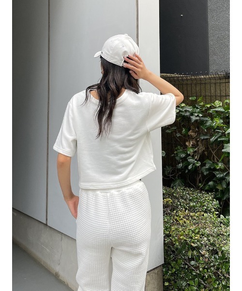 ENVYM(アンビー)の「ホールレイヤーTEE(Tシャツ/カットソー・レディース・ホワイト/ブラック・FREE)」の13枚目の写真