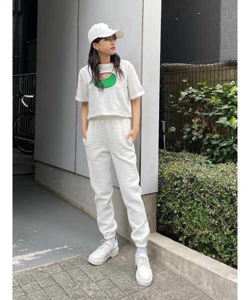 ENVYM(アンビー)の「ホールレイヤーTEE(Tシャツ/カットソー・レディース・ホワイト/ブラック・FREE)」の15枚目の写真