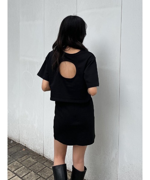 ENVYM(アンビー)の「ホールレイヤーTEE(Tシャツ/カットソー・レディース・ホワイト/ブラック・FREE)」の19枚目の写真