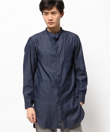 CIAOPANIC | 【Ciaopanic】デニムスタンドカラーロングシャツ(シャツ/ブラウス)