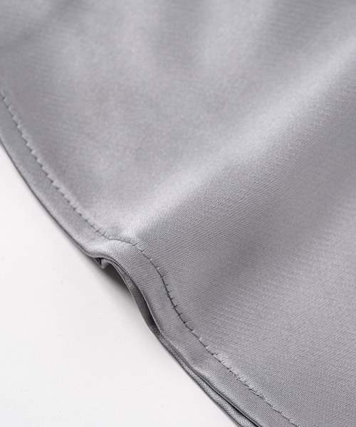 neez.（ニーズ）の「オーバーサイズサテンシャツ（シャツ/ブラウス・メンズ・ホワイト/ブルー/ミント/テラコッタ・SMALL/MEDIUM/LARGE）」の11枚目の写真