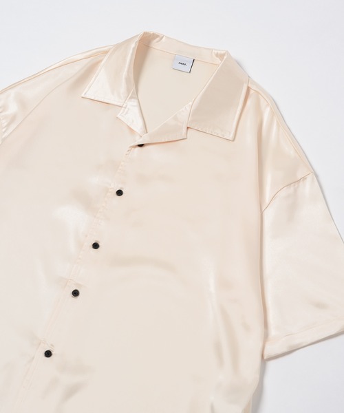 neez.（ニーズ）の「オーバーサイズサテンシャツ（シャツ/ブラウス・メンズ・ホワイト/ブルー/ミント/テラコッタ・SMALL/MEDIUM/LARGE）」の16枚目の写真