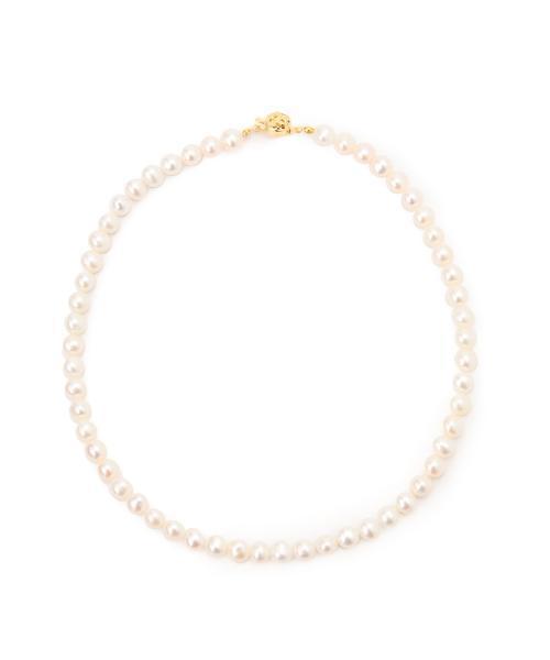 BEAMS BOY（ビームスボーイ）の「【FUDGE5月号掲載】BEAMS BOY / 淡水パール ネックレス（ネックレス・レディース・ホワイト/グレー・ONE SIZE）」の7枚目の写真