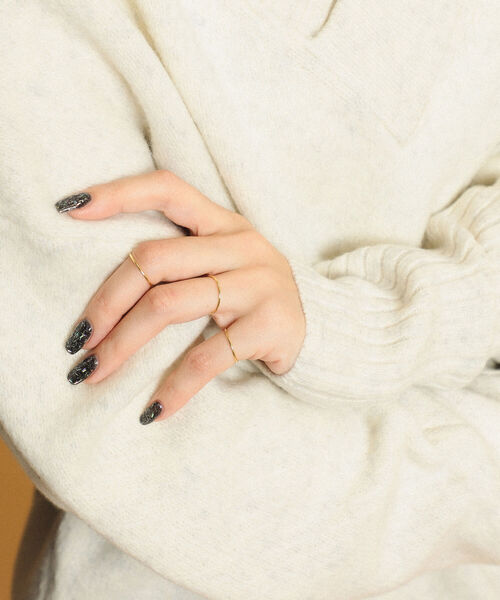 BEAMS BOY（ビームスボーイ）の「BEAMS BOY / GOLDメッキ 0.8mm リング（リング・レディース・ゴールド・11/9/3/5/7/13/1）」の2枚目の写真