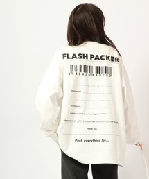 FLASH PACKER ヘビーオンス長袖TEE