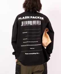 FLASH PACKER ヘビーオンス長袖TEE