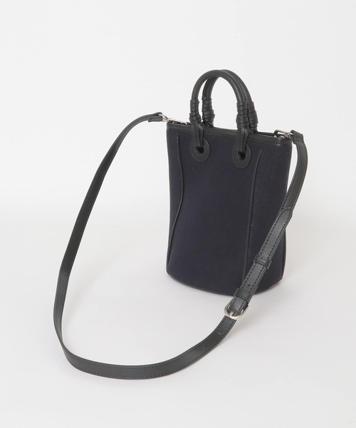 URBAN RESEARCH DOORS(アーバンリサーチドアーズ)の「パイピング2WAYミニバッグ(ショルダーバッグ・レディース・ブラウン/ネイビー/ライトベージュ・ONE)」の9枚目の写真