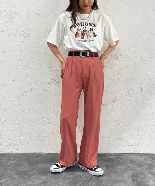 apres jour mignon(アプレジュールミニョン)の「アニマルTシャツ【ZOZOTOWN限定アイテム】(Tシャツ/カットソー・レディース・オフホワイト/ブルー/ブラック系その他/ホワイト系その他・フリー/X-LARGE)」の18枚目の写真