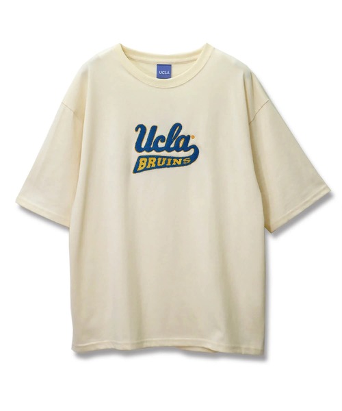 UCLA（ユーシーエルエー）の「UCLAサガラ刺繍TEE(M1)（Tシャツ/カットソー・メンズ・ホワイト/ブラック/ネイビー/ブルー/グリーン/オートミール/ブルー系その他・MEDIUM/LARGE/X-LARGE）」の4枚目の写真