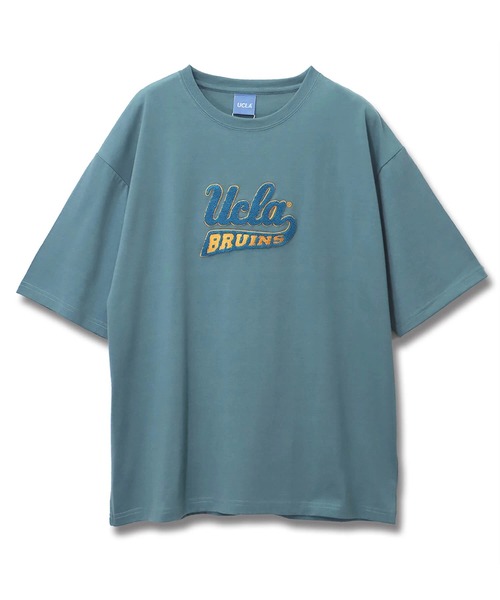 UCLA（ユーシーエルエー）の「UCLAサガラ刺繍TEE(M1)（Tシャツ/カットソー・メンズ・ホワイト/ブラック/ネイビー/ブルー/グリーン/オートミール/ブルー系その他・MEDIUM/LARGE/X-LARGE）」の7枚目の写真