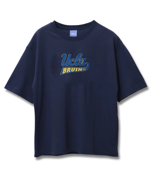 UCLA（ユーシーエルエー）の「UCLAサガラ刺繍TEE(M1)（Tシャツ/カットソー・メンズ・ホワイト/ブラック/ネイビー/ブルー/グリーン/オートミール/ブルー系その他・MEDIUM/LARGE/X-LARGE）」の5枚目の写真