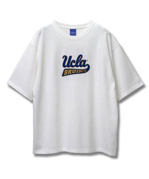 UCLA（ユーシーエルエー）の「UCLAサガラ刺繍TEE(M1)（Tシャツ/カットソー・メンズ・ホワイト/ブラック/ネイビー/ブルー/グリーン/オートミール/ブルー系その他・MEDIUM/LARGE/X-LARGE）」の2枚目の写真