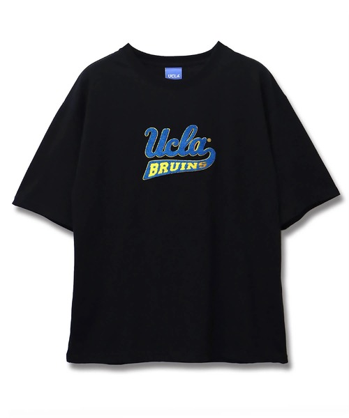 UCLA（ユーシーエルエー）の「UCLAサガラ刺繍TEE(M1)（Tシャツ/カットソー・メンズ・ホワイト/ブラック/ネイビー/ブルー/グリーン/オートミール/ブルー系その他・MEDIUM/LARGE/X-LARGE）」の3枚目の写真