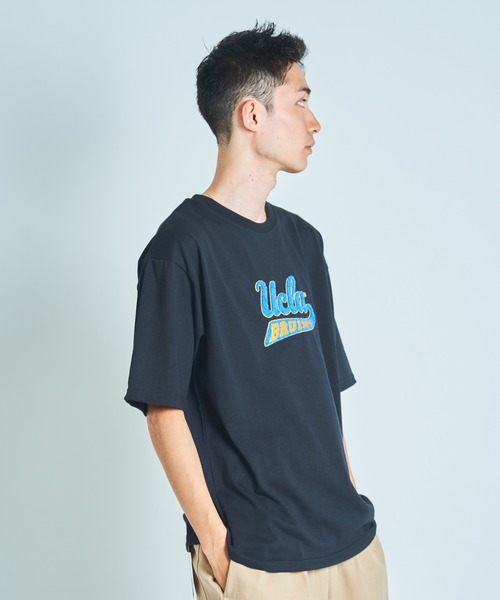 UCLA（ユーシーエルエー）の「UCLAサガラ刺繍TEE(M1)（Tシャツ/カットソー・メンズ・ホワイト/ブラック/ネイビー/ブルー/グリーン/オートミール/ブルー系その他・MEDIUM/LARGE/X-LARGE）」の10枚目の写真