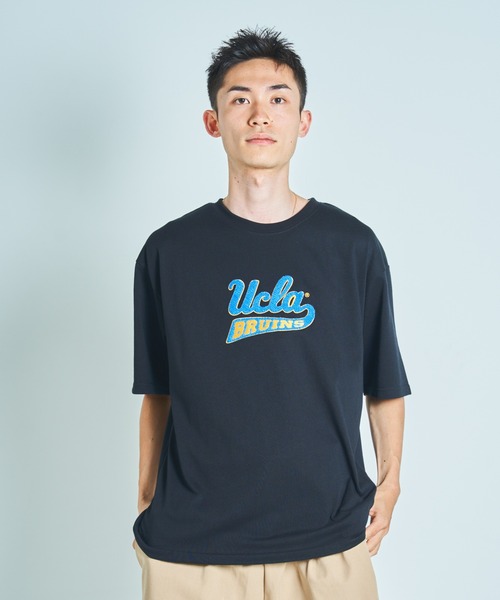 UCLA（ユーシーエルエー）の「UCLAサガラ刺繍TEE(M1)（Tシャツ/カットソー・メンズ・ホワイト/ブラック/ネイビー/ブルー/グリーン/オートミール/ブルー系その他・MEDIUM/LARGE/X-LARGE）」の19枚目の写真