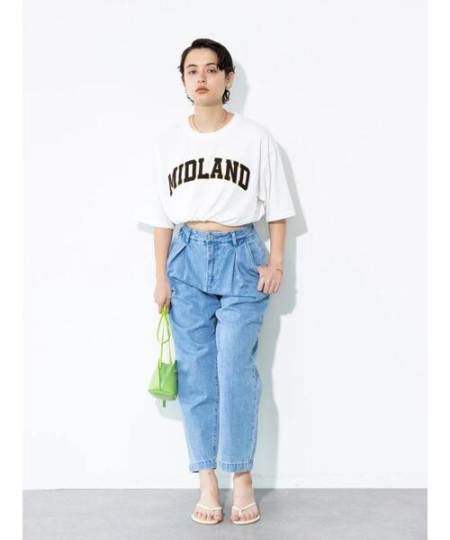 koe(コエ)の「【ジェンダーレス】ワッペン刺繍アーチロゴ半袖Tシャツ*(Tシャツ/カットソー・レディース・ホワイト系その他/ホワイト/グリーン/ブラック・M/L/XL)」の21枚目の写真