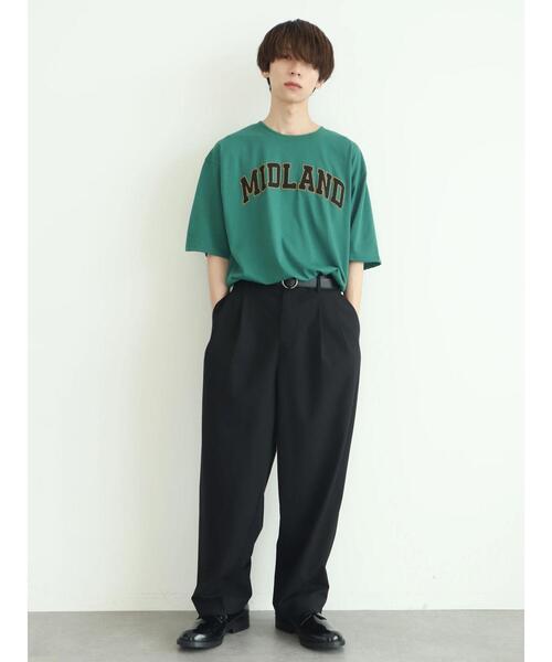 koe(コエ)の「【ジェンダーレス】ワッペン刺繍アーチロゴ半袖Tシャツ*(Tシャツ/カットソー・レディース・ホワイト系その他/ホワイト/グリーン/ブラック・M/L/XL)」の11枚目の写真