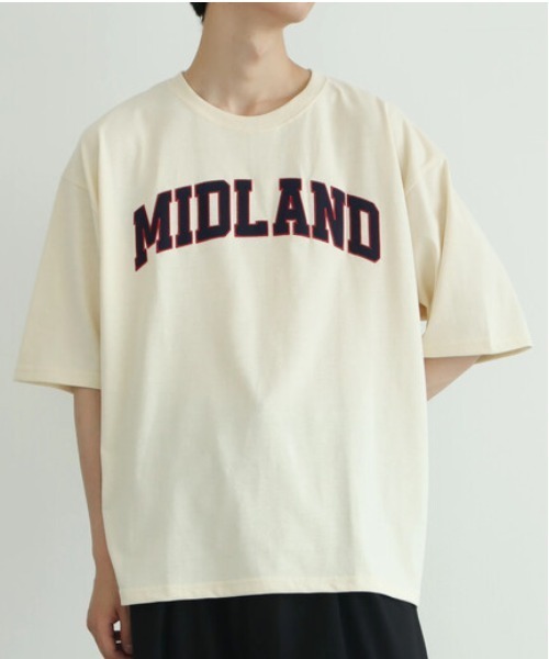 koe(コエ)の「【ジェンダーレス】ワッペン刺繍アーチロゴ半袖Tシャツ*(Tシャツ/カットソー・レディース・ホワイト系その他/ホワイト/グリーン/ブラック・M/L/XL)」の2枚目の写真