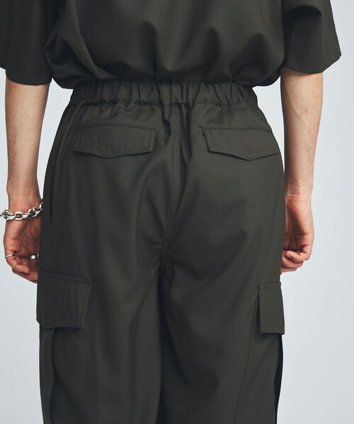 marka（マーカ）の「STUDIOUS別注 CARGO PANTS（カーゴパンツ・メンズ・ホワイト/ブラック/カーキ・1/2）」の12枚目の写真
