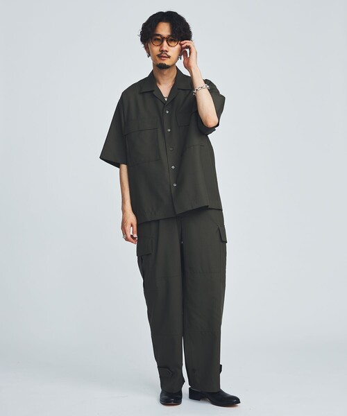 marka（マーカ）の「STUDIOUS別注 CARGO PANTS（カーゴパンツ・メンズ・ホワイト/ブラック/カーキ・1/2）」の9枚目の写真
