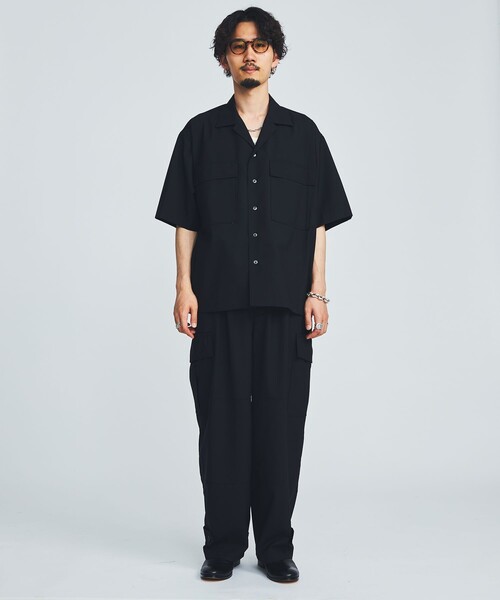marka（マーカ）の「STUDIOUS別注 CARGO PANTS（カーゴパンツ・メンズ・ホワイト/ブラック/カーキ・1/2）」の10枚目の写真