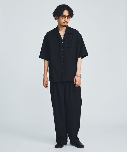 marka（マーカ）の「STUDIOUS別注 CARGO PANTS（カーゴパンツ・メンズ・ホワイト/ブラック/カーキ・1/2）」の6枚目の写真