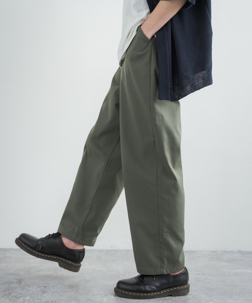 Audience（オーディエンス）の「CAVE カツラギユーティリティワイドテーパードパンツ AUD3525（スラックス・メンズ・ネイビー/アーミー/キナリ/カーキ・L/XL/M）」の3枚目の写真