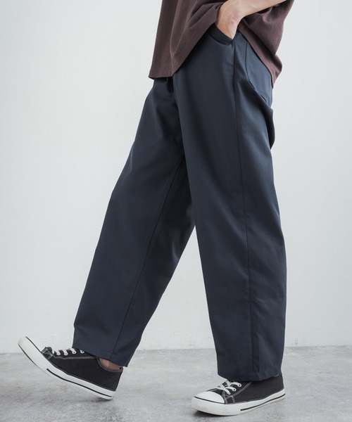 Audience（オーディエンス）の「CAVE カツラギユーティリティワイドテーパードパンツ AUD3525（スラックス・メンズ・ネイビー/アーミー/キナリ/カーキ・L/XL/M）」の4枚目の写真