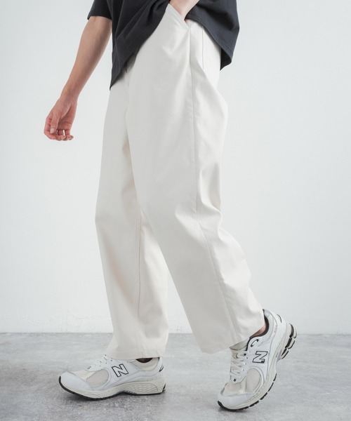 Audience（オーディエンス）の「CAVE カツラギユーティリティワイドテーパードパンツ AUD3525（スラックス・メンズ・ネイビー/アーミー/キナリ/カーキ・L/XL/M）」の2枚目の写真